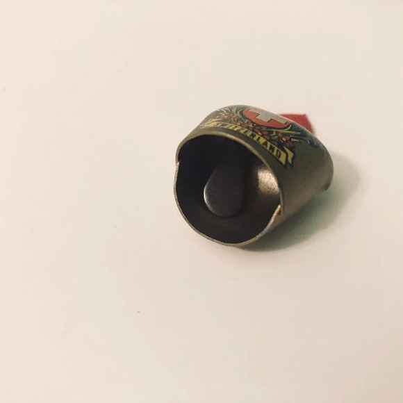 Vintage Miniature Switzerland Cow Bell Souvenir  1 Inch Size - Picture 3 of 13
